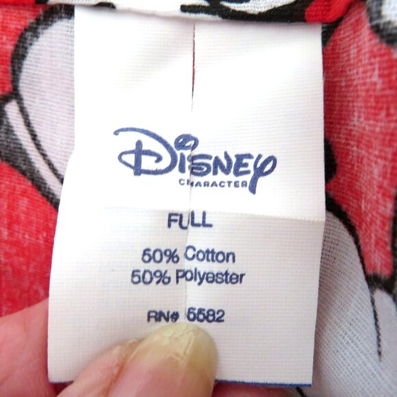 New Vintage Disney Mickey Mouse 4pc Full Sheet Set & Pillowcases Made in USA - Picture 5 of 7